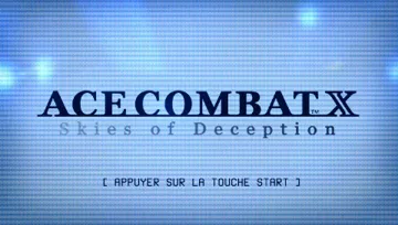 Ace Combat X - Skies of Deception (EU) screen shot title